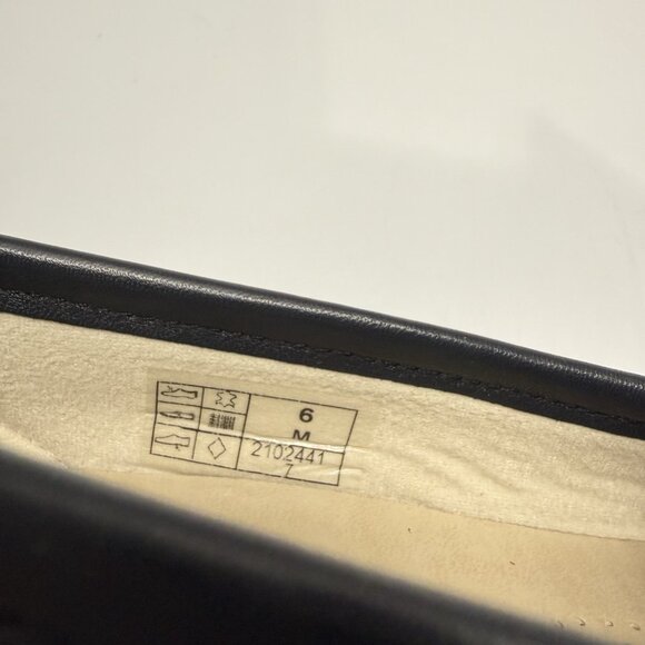 SAS Shoes Slip On Loafer Womans Size 6M Navy Leather Tripad Comfort Foot Bed - Picture 10 of 12